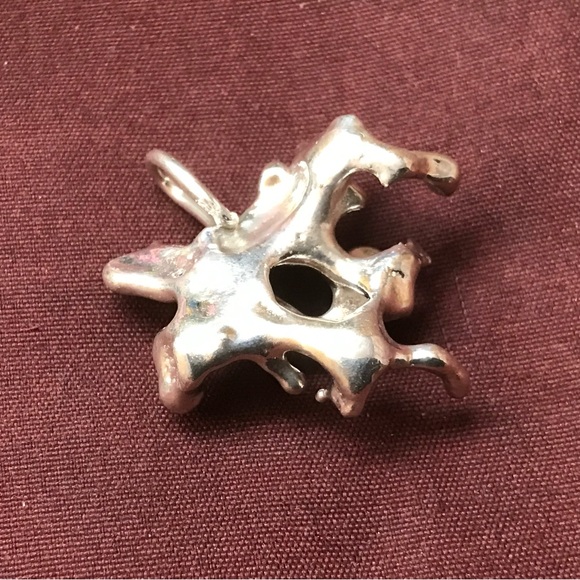 Sterling Silver Large Free Form Pendant - Picture 2 of 16